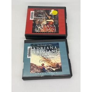 Adriana Trigiani Audiobook CD Lot The Shoemakers Wife Supreme Macaroni Company